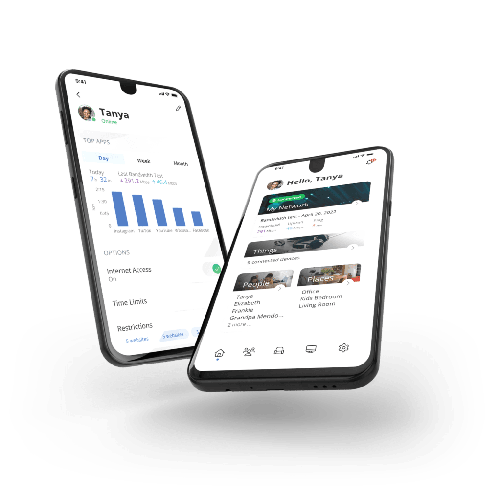CommandIQ Interface as shown on mobile phone environment
