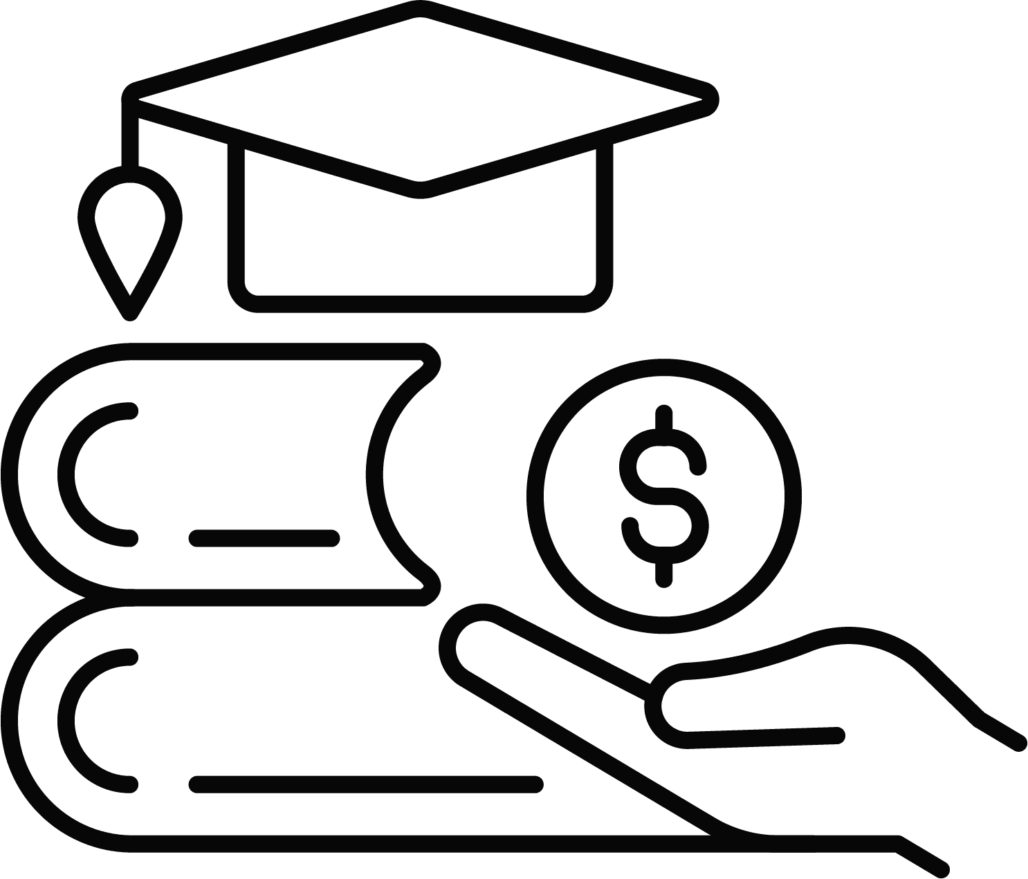 Education reimbursement icon