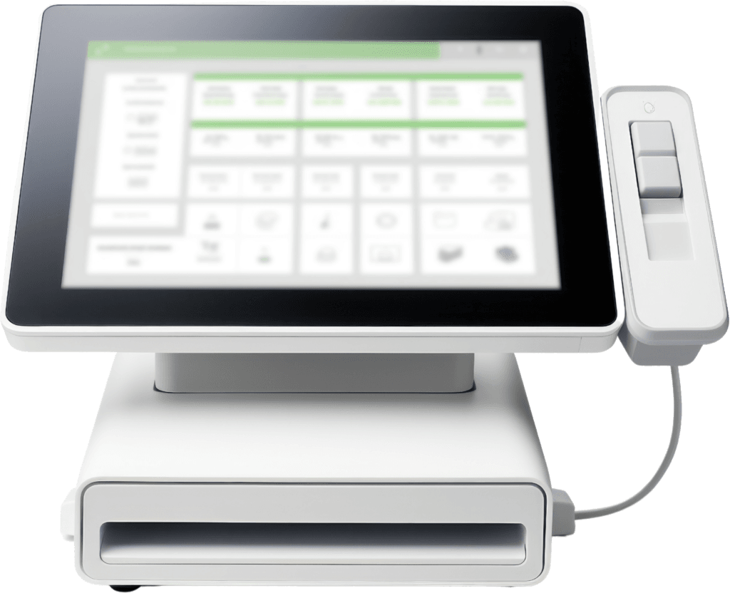 Image of POS device able to access separate network