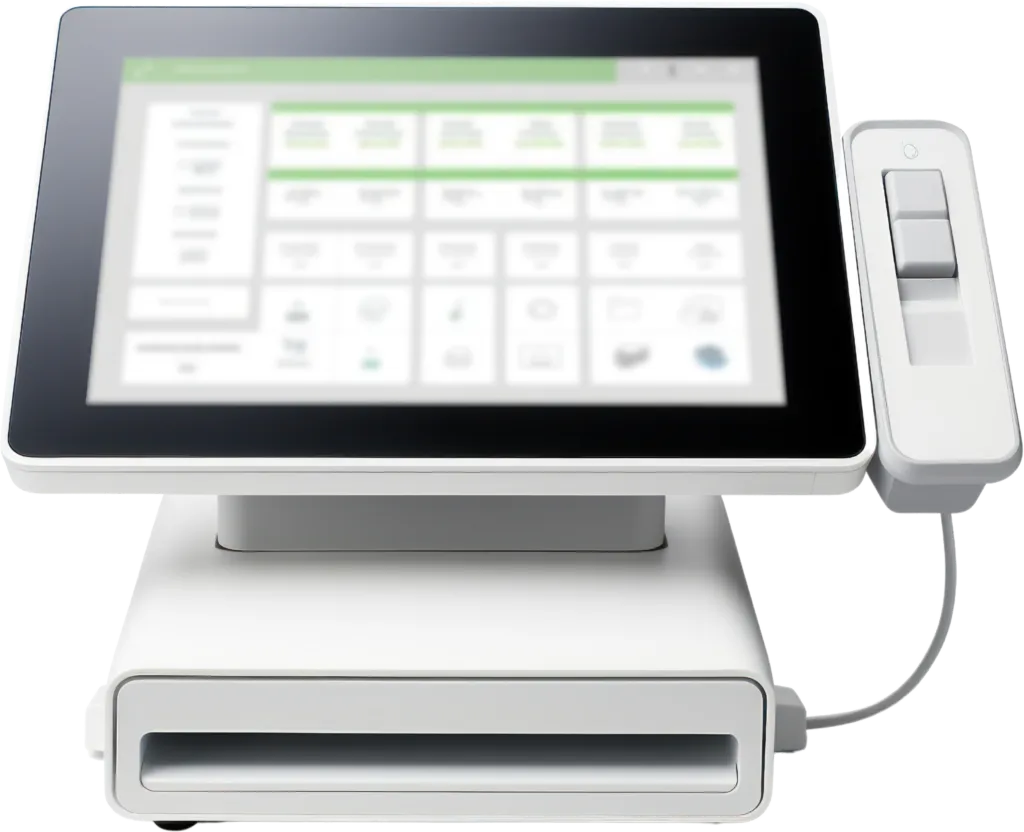 Image of POS device able to access separate network
